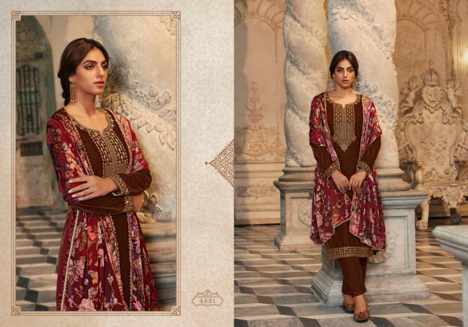 Zisa Charmy Glamour 2 Festive Wear Pashmina Wholesale Dress Material Collection 